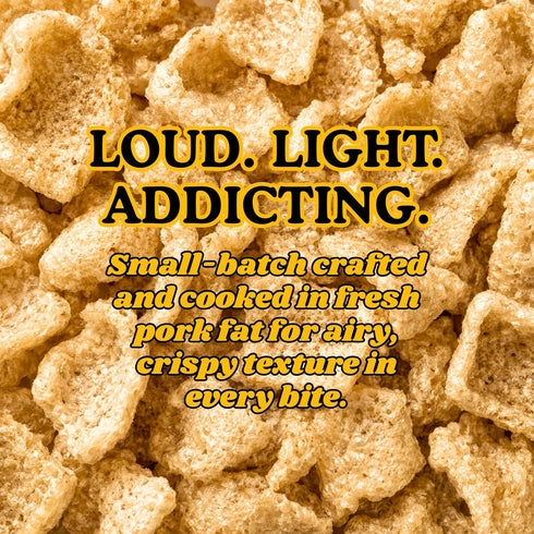 7 OZ Pork King Good Nacho Cheddar Pork Rinds FAMILY SIZE (Chicharrones - Keto Snacks)