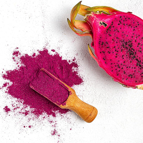 (8 Wilderness Poets, Organic Dragon Fruit Powder - Pink Pitaya, Freeze Dried Fruit Powder Ounce) - Use to make, bake