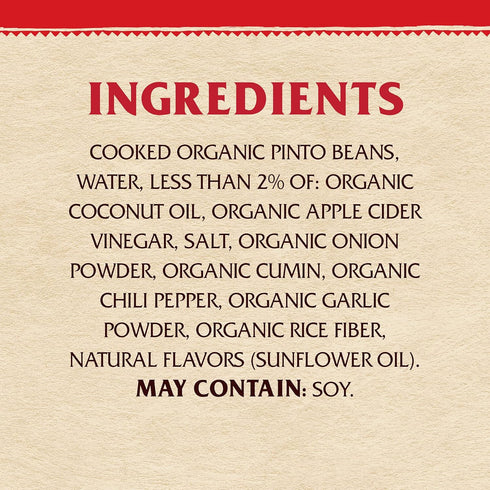 Rosarita 16 oz (Pack 5) Organic Refried Beans