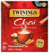 Twinings Chai Black Tea Individually Wrapped Bags, Sweet, Savoury Spices, Caffeinated, Enjoy