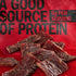 9g 100% Jack Link's Beef Jerky, Peppered, Half Pounder Large Jerky Bag - Flavorful Meat Snack, Ready to Eat Protein