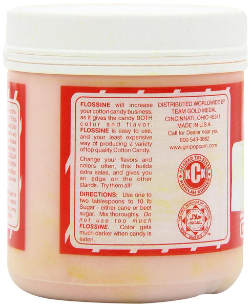 Gold Medal Lemon Yellow Flossine Can - Perfect for Treats