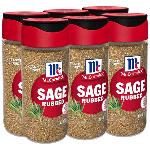 McCormick Rubbed Sage, 0.5 oz - Pack of 6