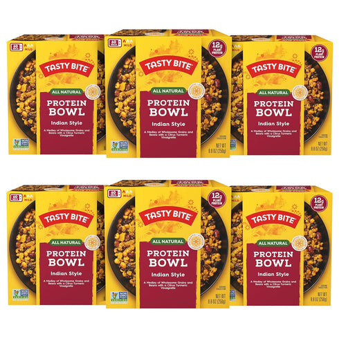 Tasty Bite Indian Protein Bowl, 8.8 Ounce, Pack of 6, Ready to
