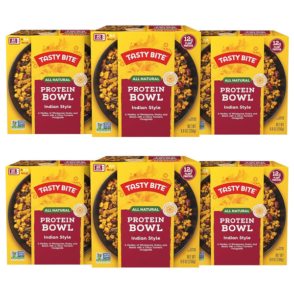 Tasty Bite Indian Protein Bowl, 8.8 Ounce, Pack of 6, Ready to