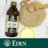16 oz Eden Organic Sesame Oil, Unrefined, Extra Virgin, Traditionally Pressed, fl Glass Bottle