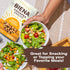 4-Pack, 5 BIENA Chickpea Snacks - Crunchy Roasted Chickpeas - High Fiber Protein Snacks for Adults and Kids - Ounce