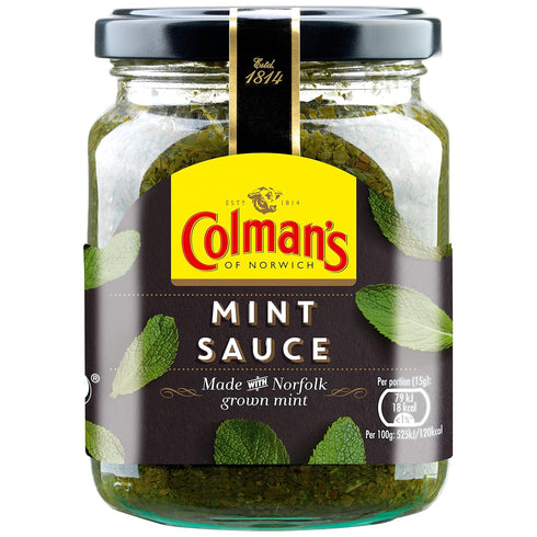 COLMANS MINT SAUCE, 165GM JAR