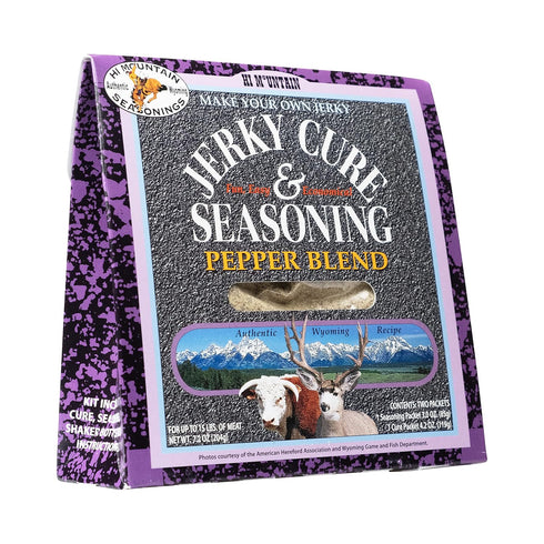 Hi Mountain Jerky Seasoning and Cure Kit | PEPPER BLEND | Beef