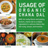 2 Jiva Organic Chana Dal Pound Bag - Non-GMO, Premium, Certified - Split Desi Indian Chickpeas