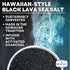 5 lb Black Lava Hawaiian Sea Salt Infused with Activated Charcoal Hawaiian-Style Black Salt for Seasoning, Grilling