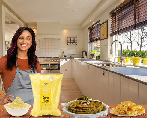 64oz (4lbs) 1.81kg Rani Corn Flour (Makki ka Atta) Bulk ~ All Natural | Vegan | Gluten Friendly | NON-GMO | Indian