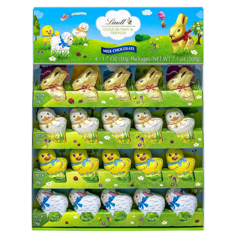 Lindt Gold Bunny & Friends, Milk Chocolate, 7.1 oz. (220-00105)