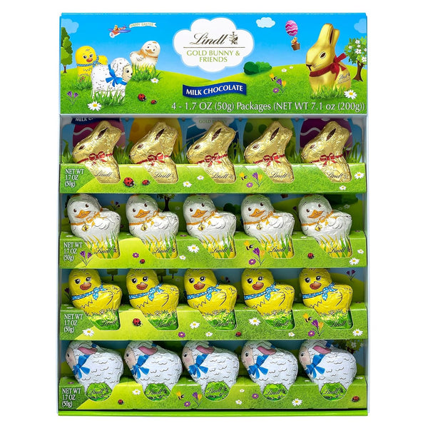 Lindt Gold Bunny & Friends, Milk Chocolate, 7.1 oz. (220-00105)