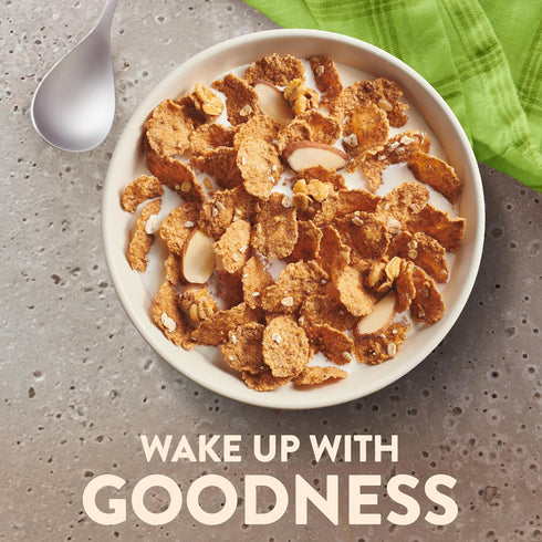 15.6 oz Nature Valley Honey Almond Breakfast Cereal with Flakes, Granola Clusters and Almond Slivers, Excellent Source