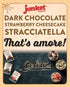 4 1 Pack 6) Junket Gelato Mix: Stracciatella (Vanilla Chocolate), Dark Chocolate, & Strawberry Cheesecake, Homemade