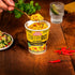 2.61 (Pack 6) Nissin Cup Noodles Stir Fry Rice with Noodles, Thai Yellow Curry, Ounce