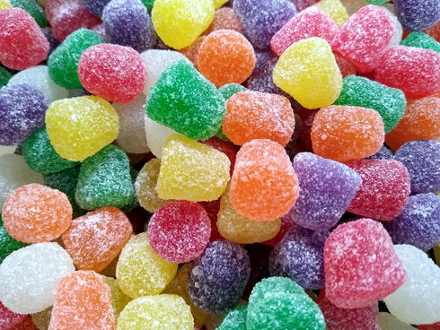EMPORIUM CANDY TASTY TREATS FOR THE TUMMY 1 lb Spice Drops Gumdrops Candy Old Fashioned Assorted Spice Jellies , Chewy