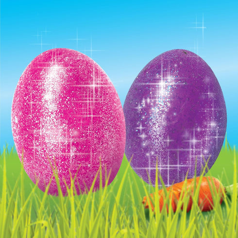 Set Vibrant Easter Egg Glitter Decorating