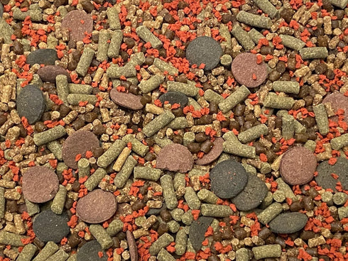 Aquaticblendedfoods Ultra Bottom Feeder Food Mix Shrimp/Worm Wafers Catfish Pleco Loaches A442 (6oz)