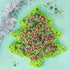 Sweets Indeed Edible Sprinkle Mix, Perfect for Cake Decorations, Baking, Ice Cream, Cookies, 4 oz (Christmas)