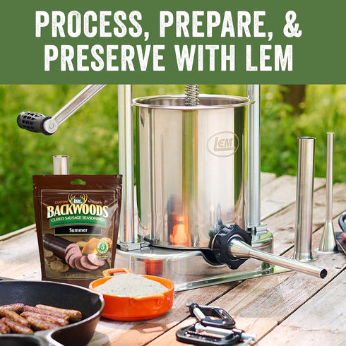Packet, Summer LEM Backwoods Cured Sausage Seasoning with Cure Sausage