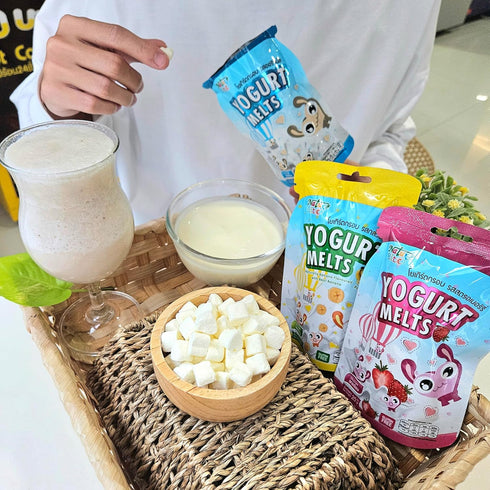 (0.7 Oz Packet, 3 12 Count) Nat Bit Freeze Dried Yogurt Snack, Crispy Melts, Healthy Snack No Preservatives - Assorted