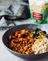 3 Food to Live Long Grain Brown Rice, Pounds Whole Grain, Raw, Unpolished, Kosher, Vegan Rice. Nutty Flavor, Chewy