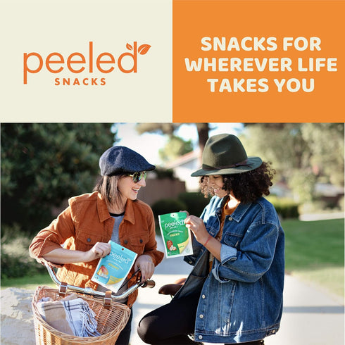 Peeled Snacks Organic Dried Fruit, Apple, 2.8 oz, Healthy Vegan Snacks for On-the-Go