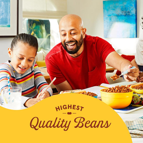 16 oz (Pack 12) BUSH'S BEST Canned Homestyle Baked Beans, Source of Plant Based Protein and Fiber, Low Fat, Gluten