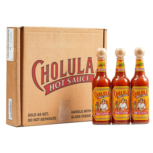 Cholula Original Hot Sauce 12 fl oz Multipack (3 Count) - Great Gift Set for Hot Sauce Lovers