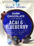 7oz Package Chocolate Covered Blueberries and Acai Berries - of Delicious Dark Chocolate Covered Blueberry and Acai