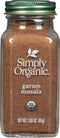 Simply Organic Garam Masala, 3-Ounce Jar, Northern Indian Spice Blend, Richly Spicy, Kosher