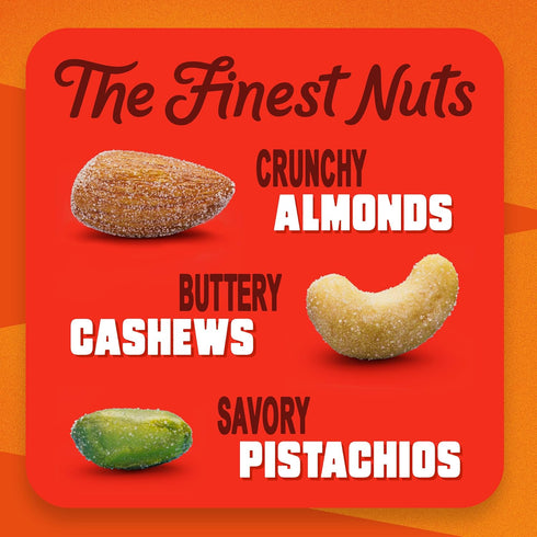 14oz. (Pack 1) Blue Diamond Almonds, Mixed Nuts Smokehouse Flavored Deluxe Snack Nuts, Almonds, Pistachios