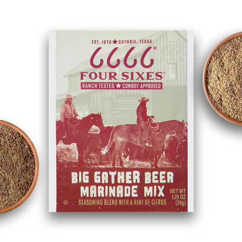 FOUR SIXES 6666 1.25 Big Gather Beer Marinade Mix, Ounce