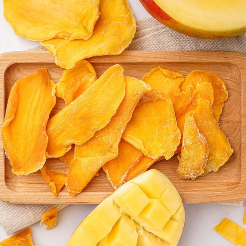 1 lb (16 oz), Yupik Organic Sliced Mango, Non-GMO, Vegan, Gluten-Free, Kosher, Tropical Dried Fruits, Thin Mango