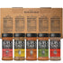 Set, 5 Set, Rufus Teague BBQ Seasoning Gift Big Box O' Rub BBQ Dry Rub for Smoking and Grilling Meat, Flavor Spice