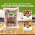 1 LB Mushroom House Dried Shiitake Mushroom Slices - Bulk Bag - All-Natural, Non-GMO, Evenly Sliced, Sealed