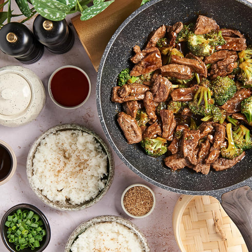 Lee Kum Kee Panda Brand Sauce for Broccoli Beef, 0g Trans Fat, 8 Ounces (Pack of 6)