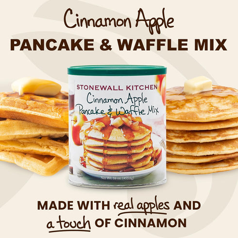 16 Stonewall Kitchen Cinnamon Apple Pancake & Waffle Mix, Ounces