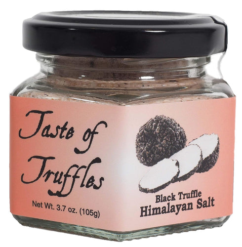 Black Truffle Himalayan Pink Salt, Burgundy Black European Truffles (Tuber Uncinatum) Gourmet