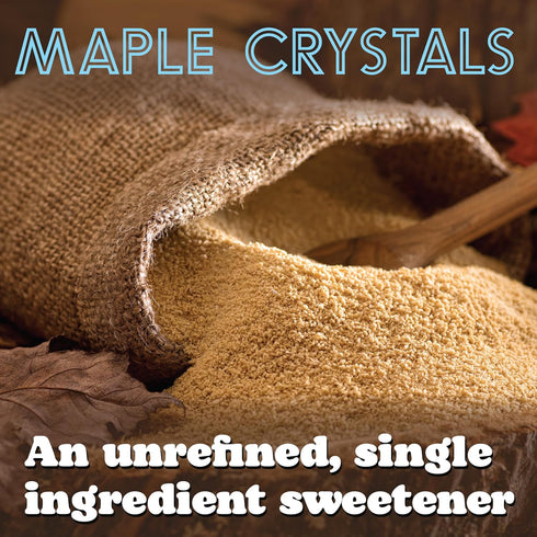 (32 2 Wilderness Poets Organic Maple Sugar Crystals Ounce - Pound)