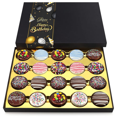 Empire Delights Chocolate Cookies Birthday Gift Basket for Men and Women - Gourmet Chocolate