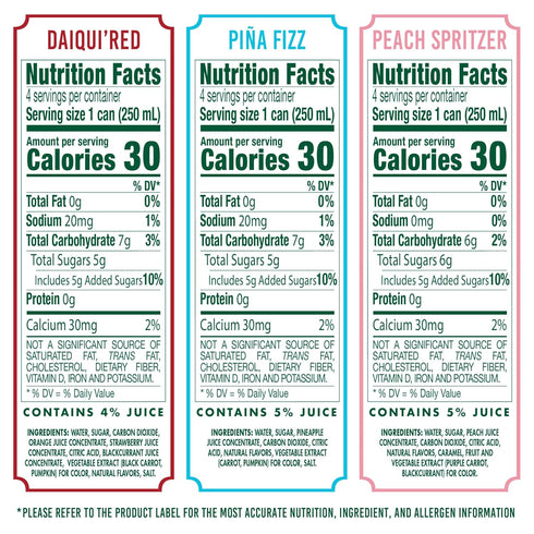 Pack 12-Pack Maison Perrier Chic Variety Flavored Sparkling Beverage, Low Calorie, Mocktails