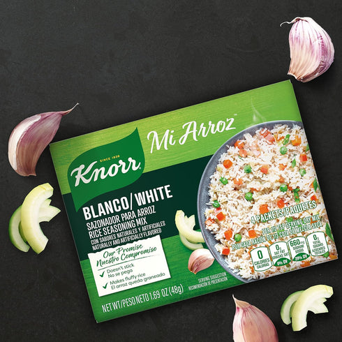 Knorr Mi Arroz Rice Seasoning Mix, 1.69 oz, Authentic Flavor for Any Dish, Delicious Homemade Flavor, Pack of 12