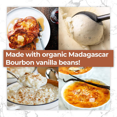 4 LorAnn Organic Madagascar Vanilla Bean Paste, Ounce