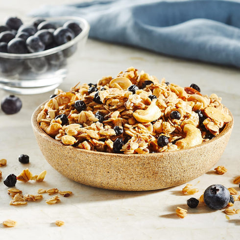 Aplenty 11Oz (Pack 2) Amazon Brand, Blueberry Muffin Granola