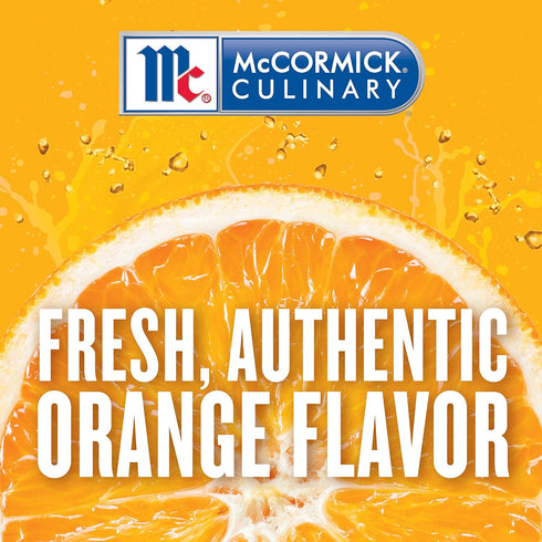 McCormick Culinary Pure Orange Extract, 16 fl oz, Orange Flavoring for Baking, Cakes, Cookies, and Drinks
