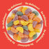1-Pound Fruit Slices Bag | Assorted Flavors Jellies | Dye Free Candy | Vegan Candy | Tangerine, Orange, Strawberry