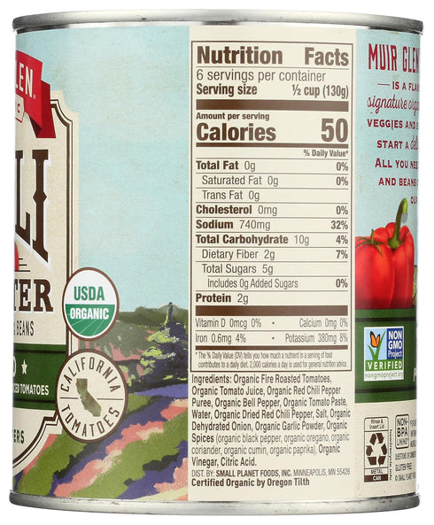 Muir Glen 28 OZ Organic Mild Chili Starter with Bell Peppers